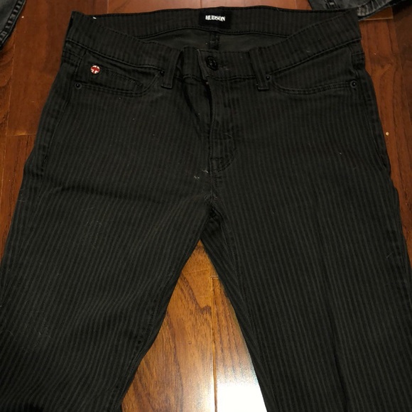 Hudson Black pinstripe skinny jeans - Picture 5 of 6